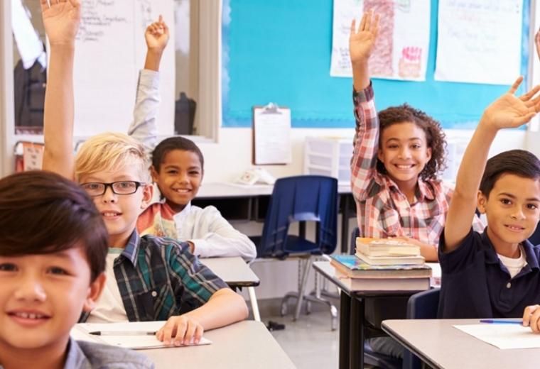 Children in classroom